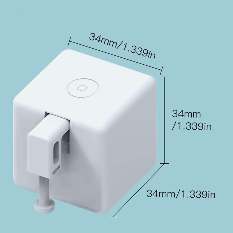 Smart Switch Toggle - Make Switch Intelligent, App and Timer Control, Add Hub Mini to Make It Compatible with Alexa, Google Home and IFTTT (White)